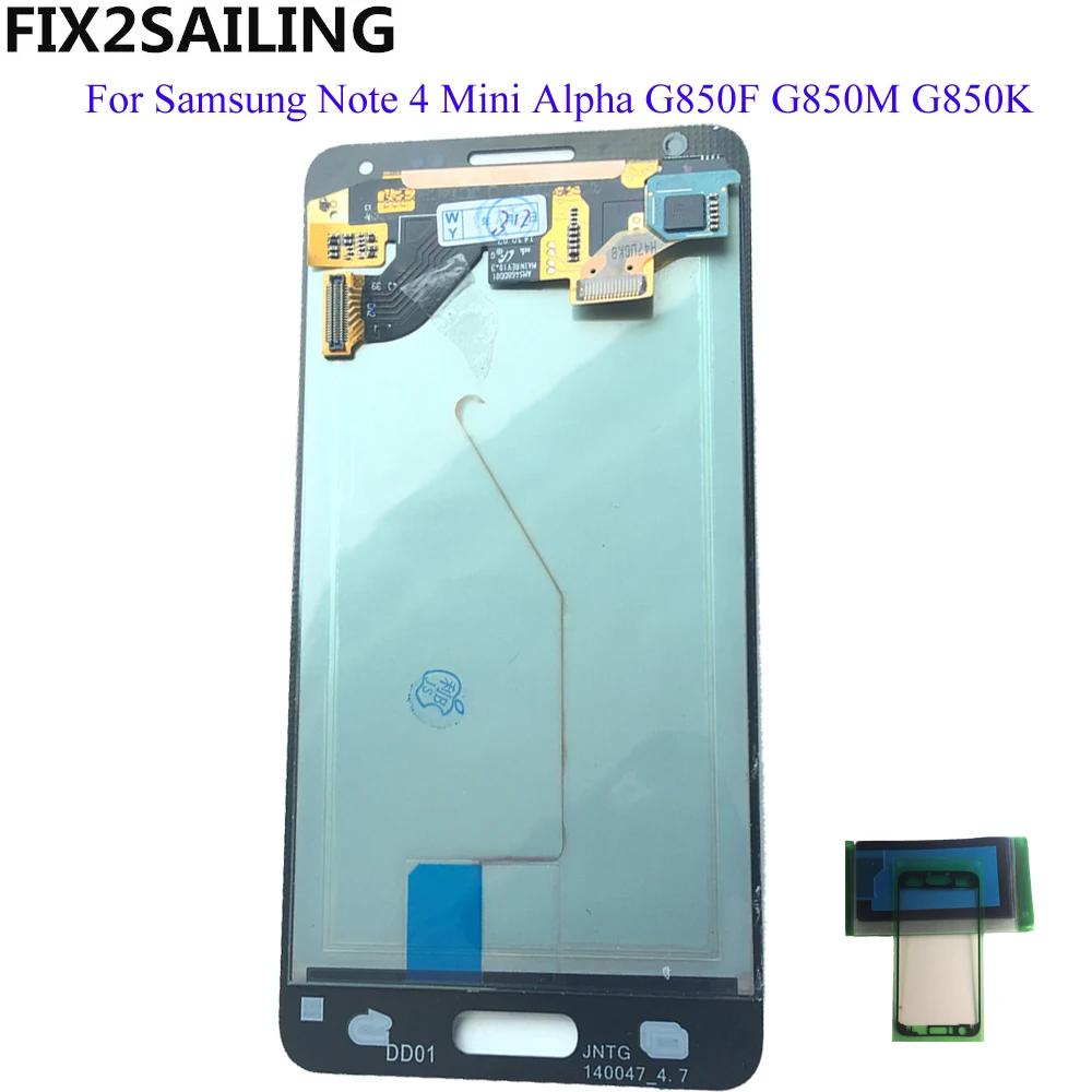 

Phone LCDs For Samsung Galaxy Alpha G850 G850F G850M G850K Super AMOLED LCD Display Touch Screen Digitizer Assembly Replacement