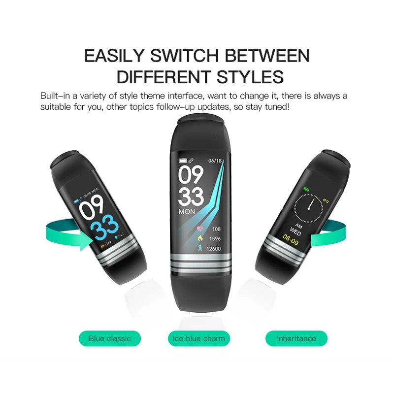 Uhoofit UG26 Smart Band Фитнес трекер Браслет монитор сердечного ритма несколько