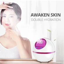 Горячий крутой ионный пароочиститель распыления термической обработки салонный спа использовать нано аэрозоль Пароварка увлажнитель лица Инструменты для ухода