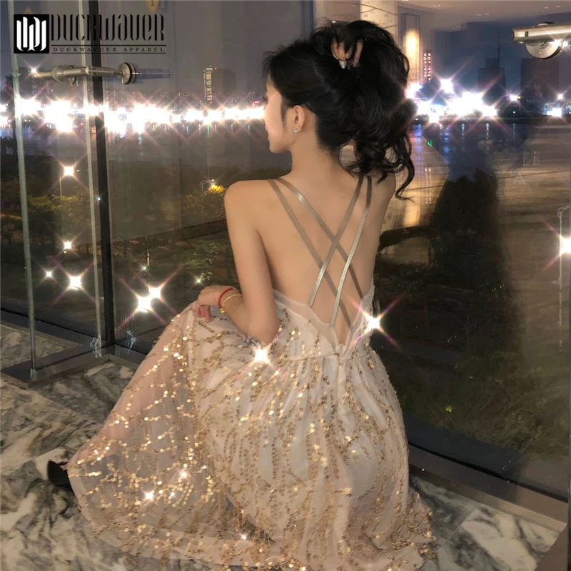 Duckwaver 2019 вечернее платье с v образным вырезом vestido de festa официальное роскошное