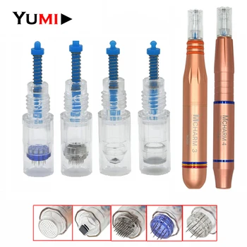 

50pcs 9mm 9 12 36 Pin 3D Micro Nano Round Tatu Piercing Needle Cartridge For Charmant Artmex Tattoo & Body Art Microblading