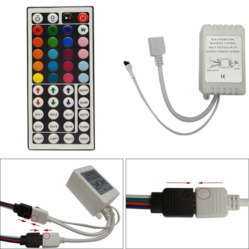 Gooluk IR 44 клавишный пульт дистанционного управления диммер RGB 24 клавиши контроллер