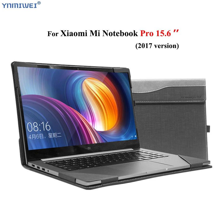 Рукав сумка чехол для Xiaomi Mi Notebook Pro 15 6 ноутбук съемный защитный Mibook PU кожаный