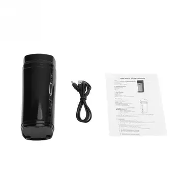 

Practical USB Rechargeable Heating Coffee Cup Portable Travel Self Stirring Mixing Tea Juice Coffee Bottle Mug