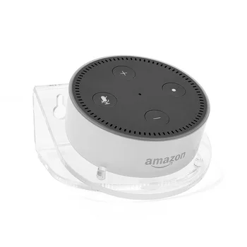 

Transparent Wall Mounted Speaker Stand Holder for AMAZON DOT Bluetooth Speaker Portable Table Bracket Holder 120x100x50mm