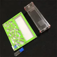 150mm x 110mm probówka wilgoci duża przestrzeń gniazdo mrówek, farma mrówek akrylowych, mrówki owadów dom willa mrówki ekologiczne warsztaty 4