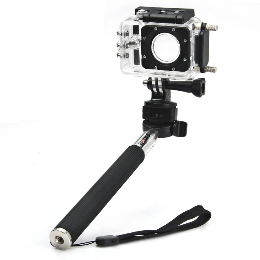 SJCAM складной палка для селфи камера монопод с адаптером GoPro Hero 4/3 +/3/2/1/SJ4000 /SJ5000/SJ6000