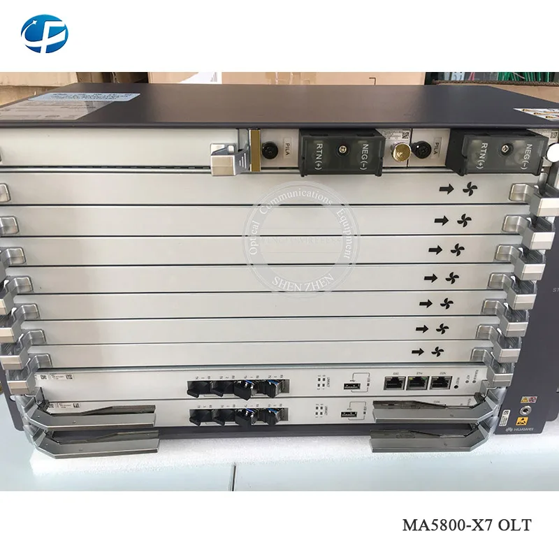 Batir precio HUA WEI GPON MA5800 X7 OLT с 2 * Control MPLA + Батарея 16 портов GPHF C tarjeta OLT|Детали устройств
