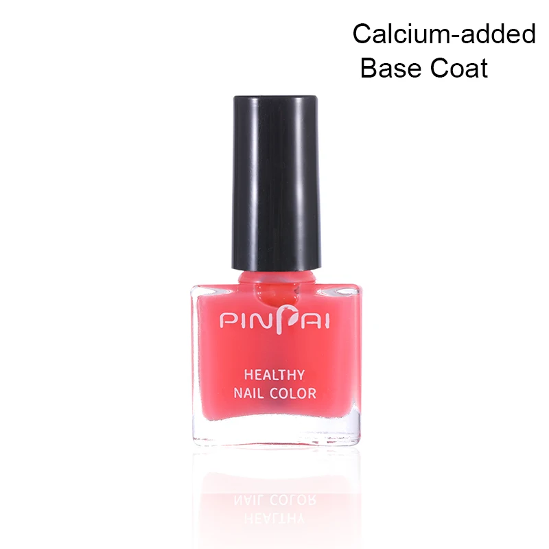 Pinpai Nail Care Set Top Base Coat Nail Polish Nail Cuticle Remover Soften Oil Calcium Nutritional Nourishment Oil Manicure Tool - Цвет: Calcium Base Coat