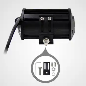 5" 72w LED work light bar spot beams Driving lights for offroad auto 4WD 4x4 UAZ SUV ATV motorcycle 12V 24V car fog lamp