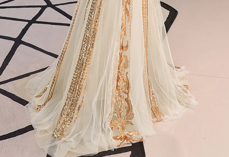 Женское длинное платье русалки с золотыми бусинами и О-образным вырезом с коротким рукавом, Сексуальные клубные платья, бандажные вечерние платья vestidos