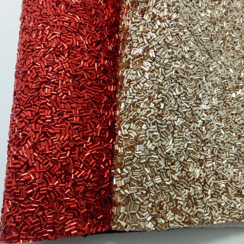 

1PCS A4 SIZE 21X29cm Synthetic Leather, Artificial Leather, Chunky Glitter Fabric For Bow DIY handbags shoes MJ075C
