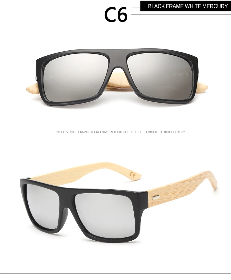BOYSEEN/Новые бамбуковые солнцезащитные очки мужские солнцезащитные очки в деревянной оправе женские зеркальные оригинальные деревянные очки Oculos de sol masculino 1523