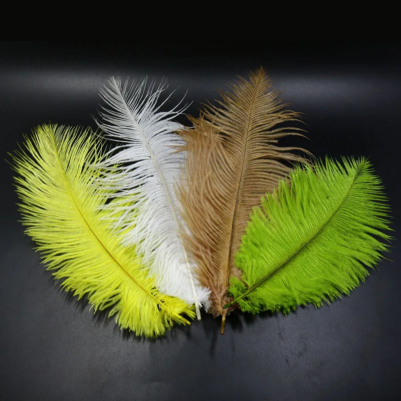 Details about / 8Colors Ostrich Feather Fly Tying Material For Fly Fishing Lure Bait Making
