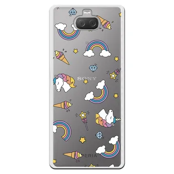 

Stand case costume drawing Unicorns Frozen WP009 for Sony Xperia 10 Plus