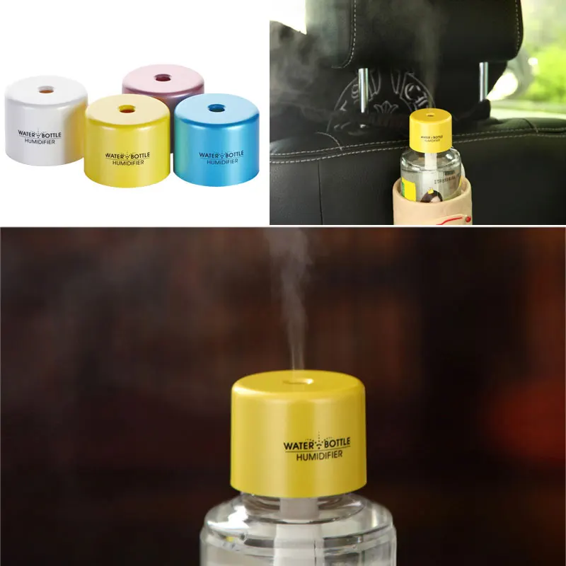 

USB Car Humidifier Bottle Cap Aromatherapy Diffuser Portable Air Purification Bottle Humidifier Mini Car Dorpshipping