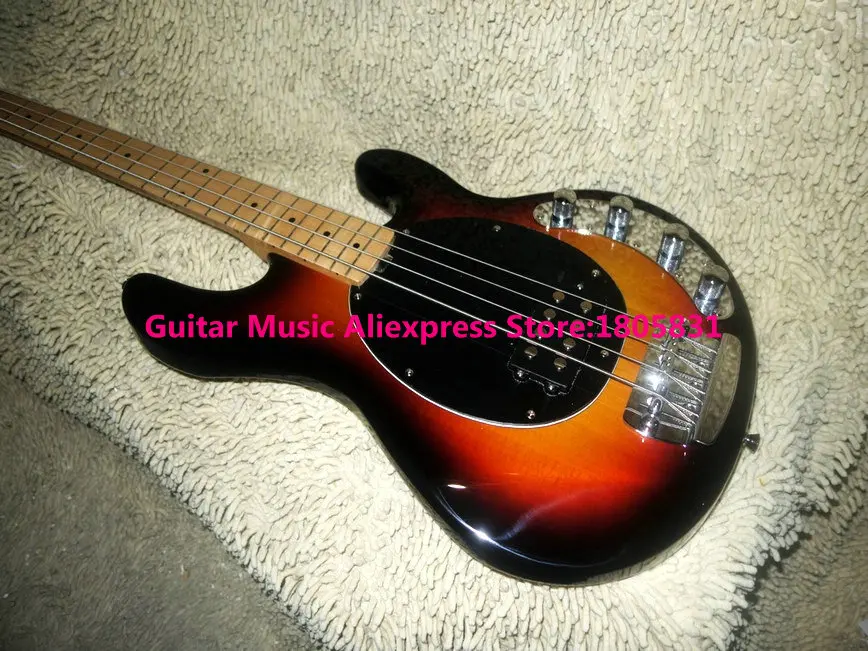 New Arrival Music Man 4 strings Electric Bass maple fingerboard OEM guitars free shipping