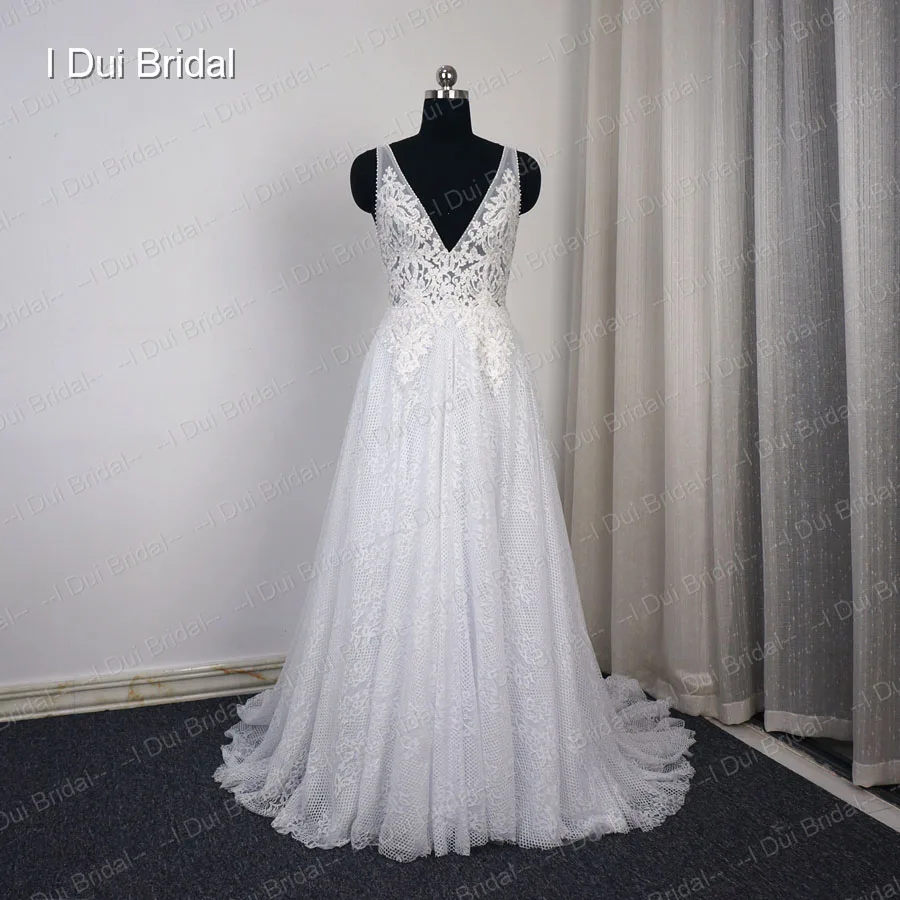 Свадебное платье с V образным вырезом а силуэт|bridal gown|beach bridal gownwedding dress real |