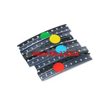 

0805 LED sample kits 5colors*10pcs=50pcs RED YELLOW GREEN BLUE WHITE SMD LEDs Rohs FREE SHIPPING