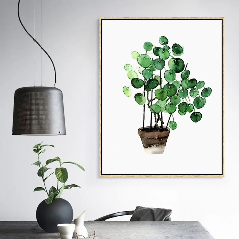Modern-Green-Tropical-Plant-Leaves-Canvas-Art-Print-Poster-Nordic-Green-Plant-Wall-Pictures-Kids-Room (3)