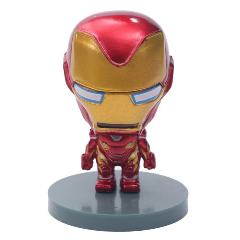 Captain America Iron Man The Avengers Super Hero action model figure 7cm Nendoroid toy figures gift