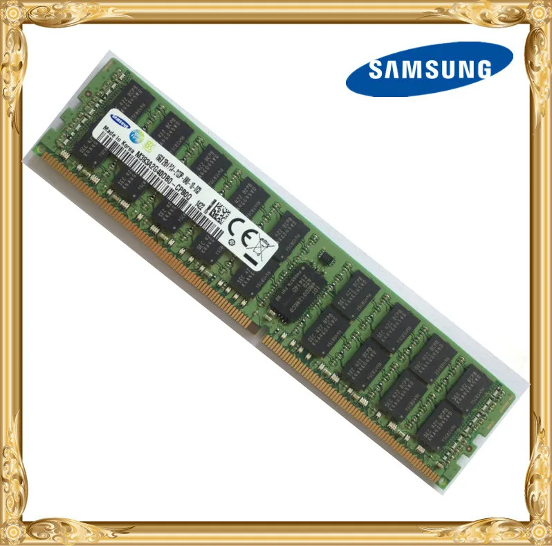 Серверная память samsung 16 Гб DDR 2Rx4 REG ECC ram 2133 МГц PC4-2133P зарегистрирована