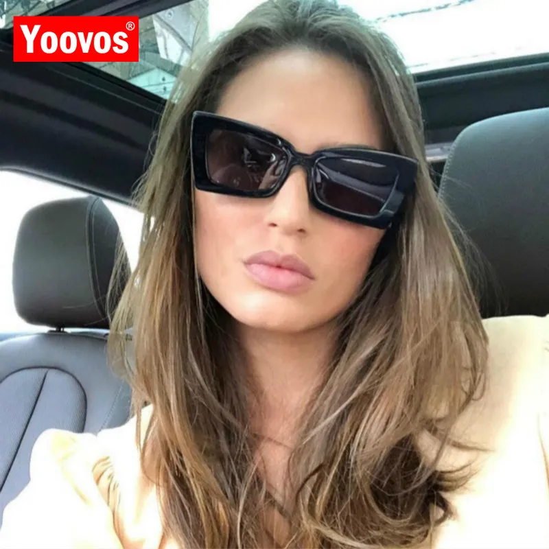 Классические солнцезащитные очки Yoovos 2023, Женские винтажные уличные очки, ретро уличные очки для вождения, женские солнцезащитные очки для покупок, UV400