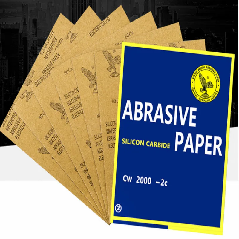 woodworking painter sand paper micro retifica sandpaper 100 120 150 180 240 320 400 600 800 1000 1200 1500 2000 mesh 50pcs/lot