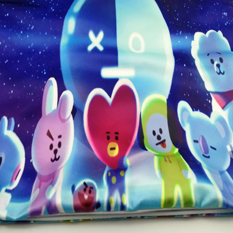 Аниме Bangtan мальчики BTS bt21 vapp наволочка 3D две стороны Печатный TATA VAN COOKY CHIMMY SHOOKY KOYA RJ MANG Чехлы для подушек