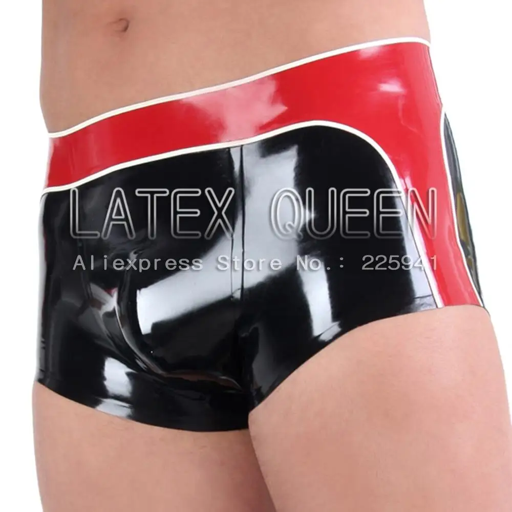 sexy latex underwear Free Shipping