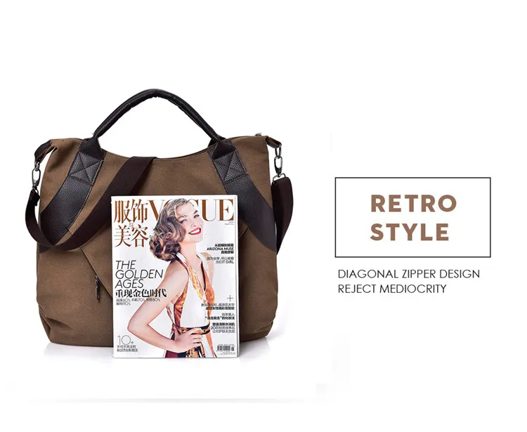 Женская сумка через плечо Британская мода и досуг колледж Ветер Холст сумка-мессенджер мульти-функция большой емкости дизайн