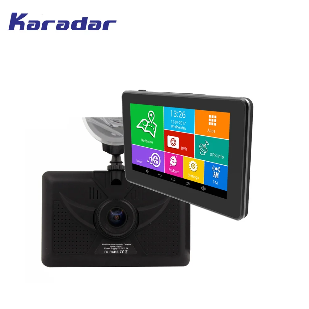 Karadar Best продать автомобиль GPS 4.5 дюймов IPS экран 854*480 Android 4.4 DDR3 512 МБ Bluetooth MTK8127 Cortex a7 *