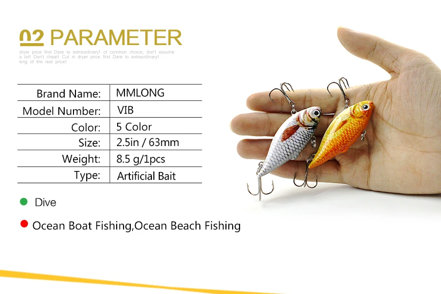 Vib Fishing Lures Set 04