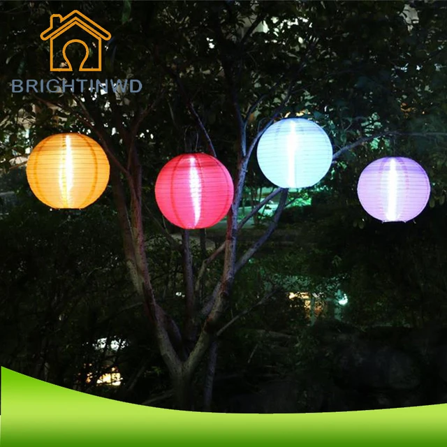 BRIGHTINWD 30 cm Diameter Waterdichte Nonwovens Solar Lantaarn LED ... BRIGHTINWD 30 cm Diameter Waterdichte Nonwovens Solar Lantaarn LED ...