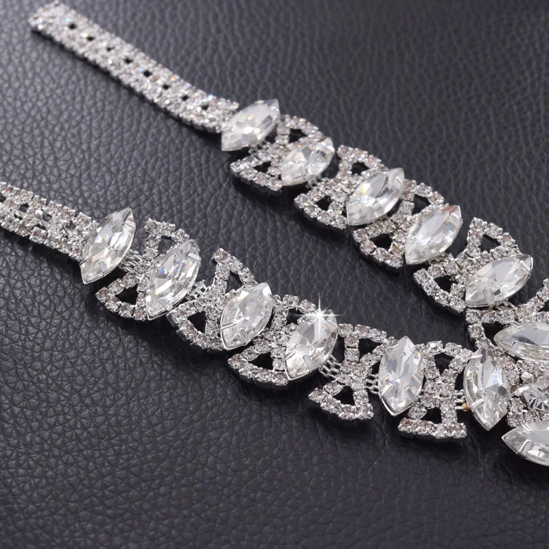 Rhinestone sewing shoes appliques (6)