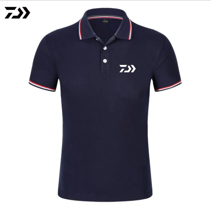 

New Arrival Men DAIWA Fishing Shirts Top Quality Summer Breathable Quick Dry Fishing Clothing Men Outdoor Sport Clothes 10 Color