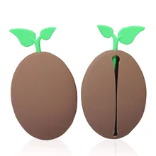 Проращенная кофейная фасоль дизайн брелок держатель монета ключ чехол защитный чехол кошелек