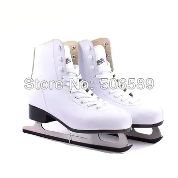

free shipping ice skate shoes white color #33---#42