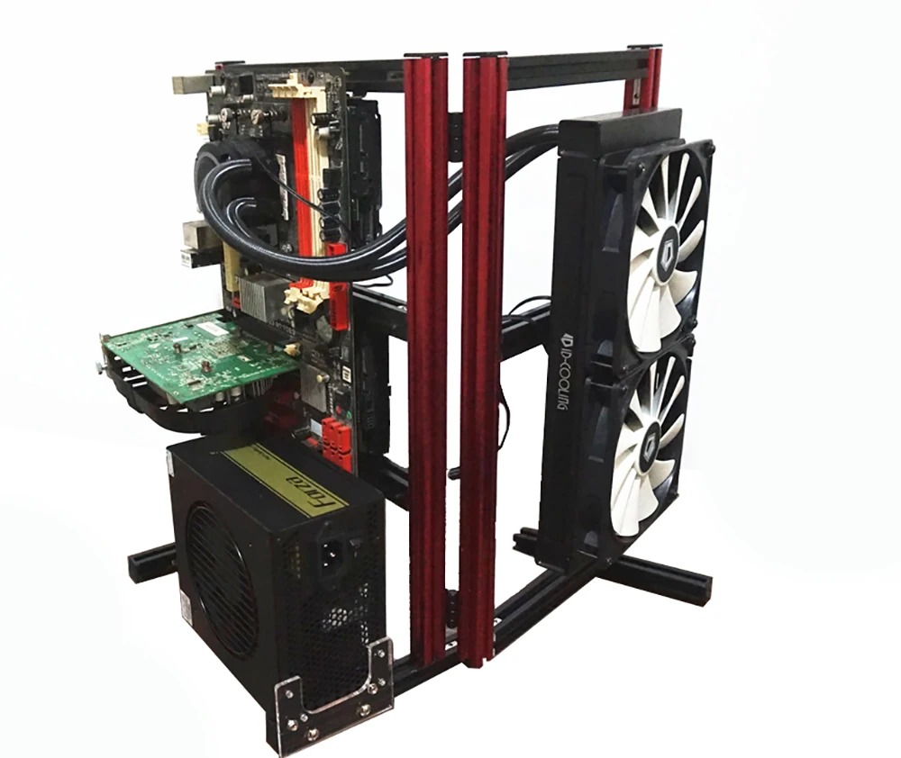 ITX MATX ATX PC Test Bench Expansion Foldable PIO Frame Aluminum HTPC