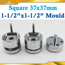 Площадь 1-1/2x1-1/"(37 х 37 мм) сменные die формы для нового Pro Машина Button Знак Maker