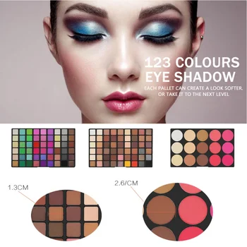 

Shimmer Smokey Eye Shadow Palette Makeup Palette Matte Multi-function Eye Shadow Blush Powder Cosmetic Set