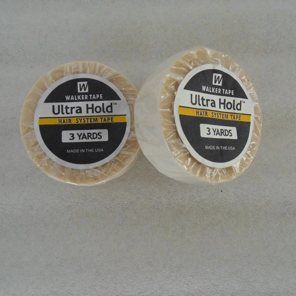 2.54cm*3Yards White Ultra Hold Double Sided Tape Hair System Adhesives Tape For Lace Wigs/Hair Tape Hair Extension/Toupee