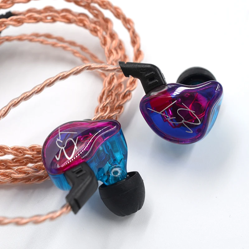 Наушники вкладыши KZ ZST/ZSTX 1BA + 1DD гибридная гарнитура HIFI спортивные наушники с