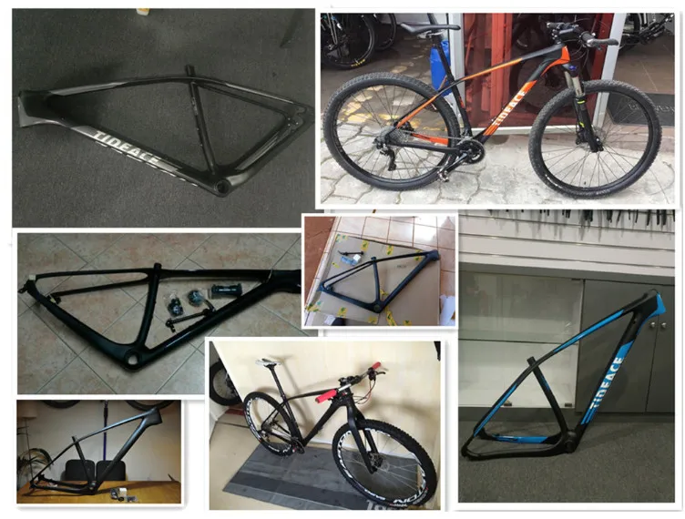 Top UD or black 29er carbon frame Chinese MTB carbon frame 29er 27.5 carbon mountain bike frame 650B disc carbon fiber frame 29 9