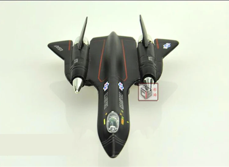 Игрушка черная птица SR-71 модель истребителя высокая высота высокая скорость исследования модель самолета полная спина функция дети хобби игрушки