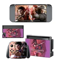 Виниловая наклейка на кожу Soulcalibur VI Decal Cover для консоли переключателя Nintend и NS Joy-Con Controlle