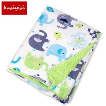 

Shinew Design Baby Blanket 76*100 Cm Children Warm Fleece Blanket on Bed Soft Plaid Throw Blanket