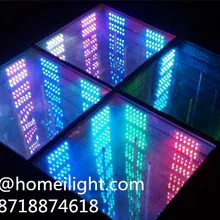 64 шт 3D зеркало Abyss танцпол с DMX контроллером для сцены/свадьбы/автошоу