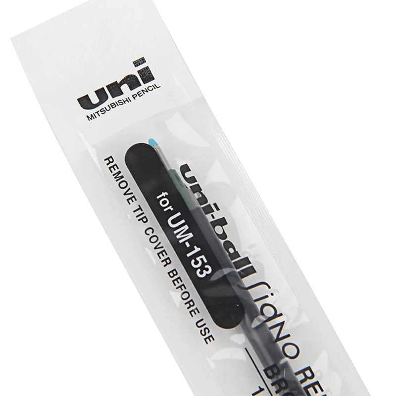 8 шт./лот Mitsubishi Uni UMR-10 гелевая Заправка для шариковой ручки 1,00 мм подходит для UM-153 Япония аксессуары для офиса школьные принадлежности