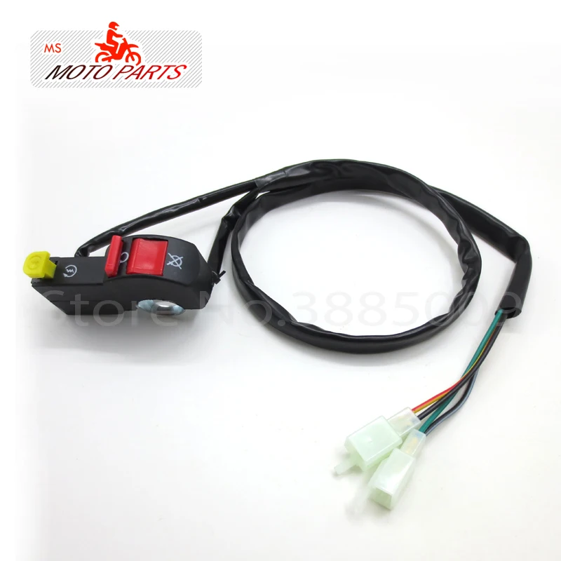 

Off-road Motorcycle Electric Start Switch Handlebar ON/OFF Button Headlamp Horn Flameout Switch Motorcycle Motor Switch